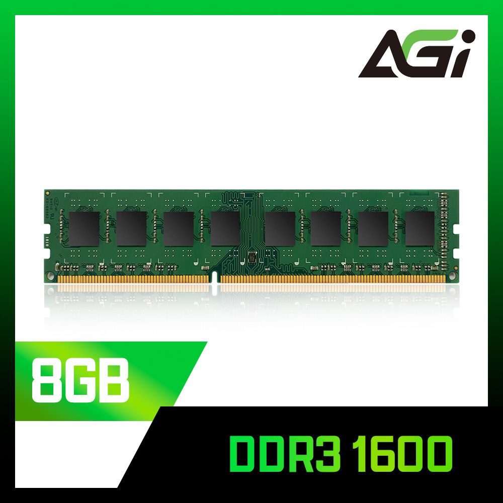 AGI 亞奇雷   DDR3 1600 8GB 桌上型記憶體(160008UD128)