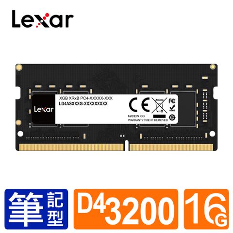 Lexar 雷克沙 DDR4 3200 16GB 筆記型記憶體