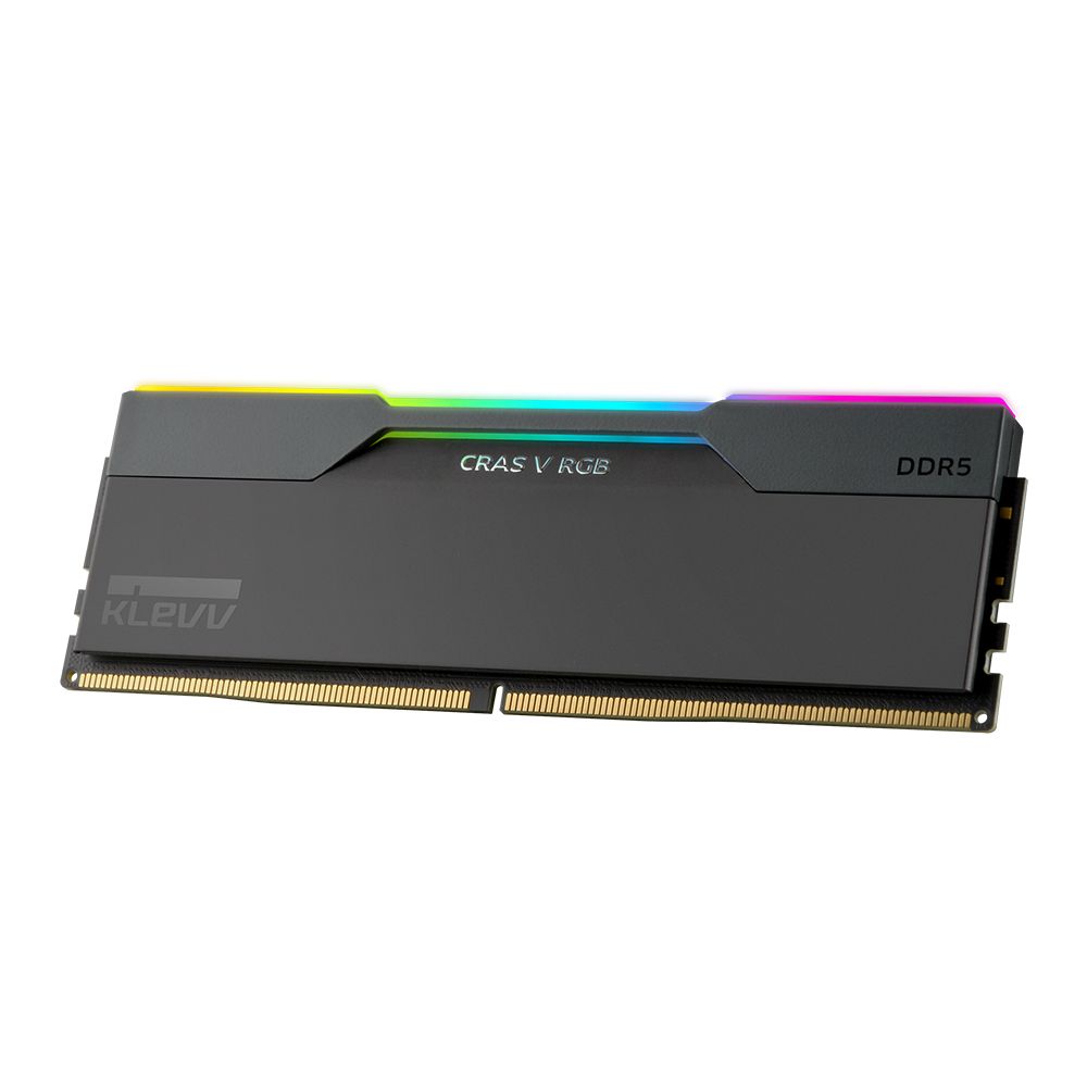 KLEVV 科賦   CRAS V RGB DDR5 6000 32GB(16Gx2) 桌上型超頻電競記憶體(黑色)