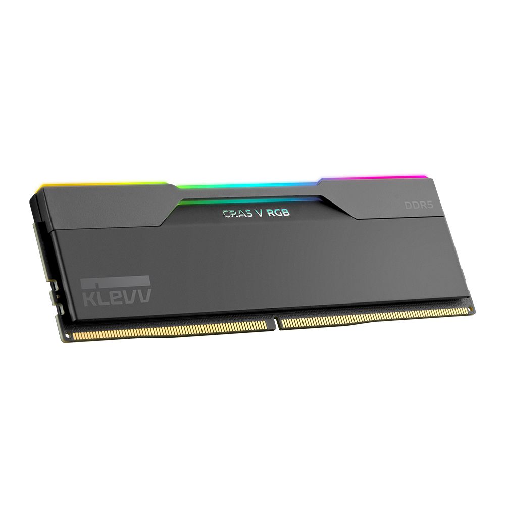 KLEVV 科賦   CRAS V RGB DDR5 6000 32GB(16Gx2) 桌上型超頻電競記憶體(黑色)