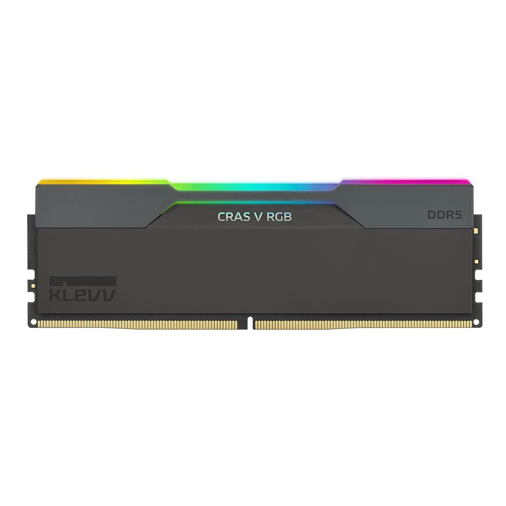 KLEVV 科賦   CRAS V RGB DDR5 6000 64GB(32Gx2) 桌上型超頻電競記憶體(黑色)