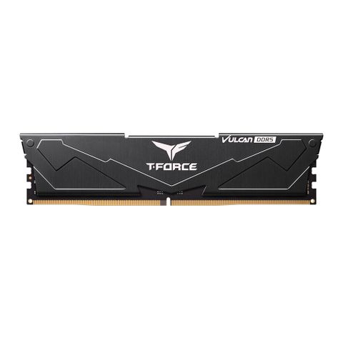 【TEAM 十銓】電競T-FORCE VULCAN 火神系列 DDR5-5600 32GB  黑色 桌上型超頻記憶體