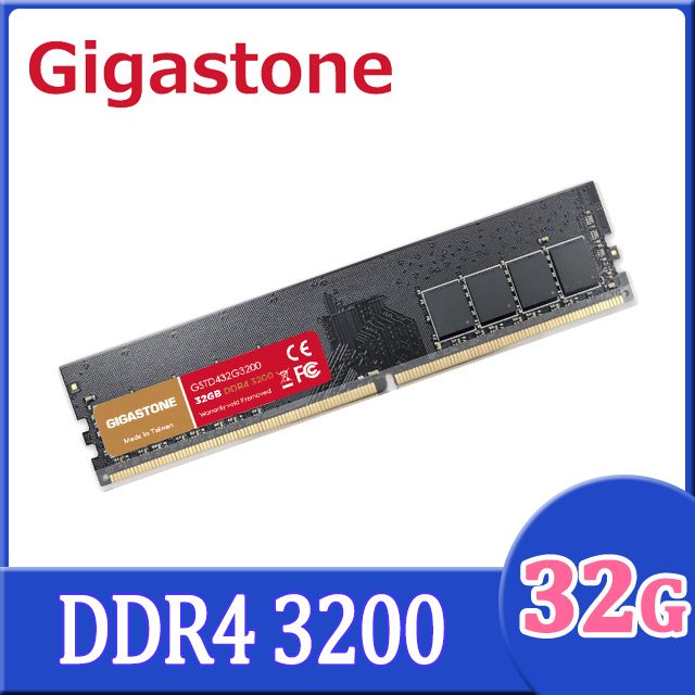 Gigastone DDR4 3200MHz 32GB 桌上型記憶體- PChome 24h購物