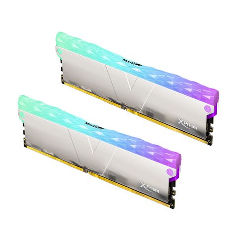 v-color 全何 MANTA XPRISM 系列 DDR5 5600 96GB (48GB*2) RGB桌上型超頻記憶體 (銀色)