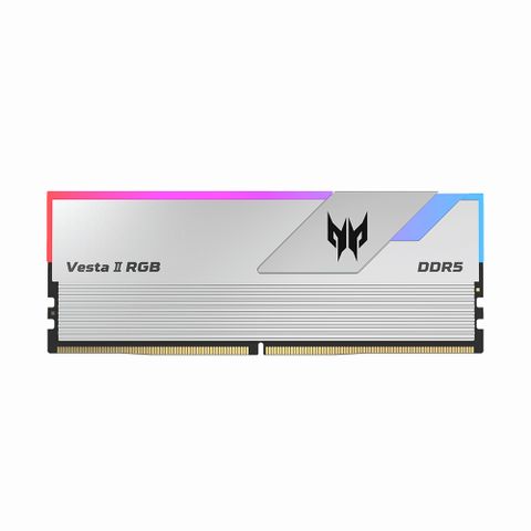 Acer Predator Vesta2 DDR5-6000 32G(16*2)(CL30)銀  RGB 超頻桌上型記憶體