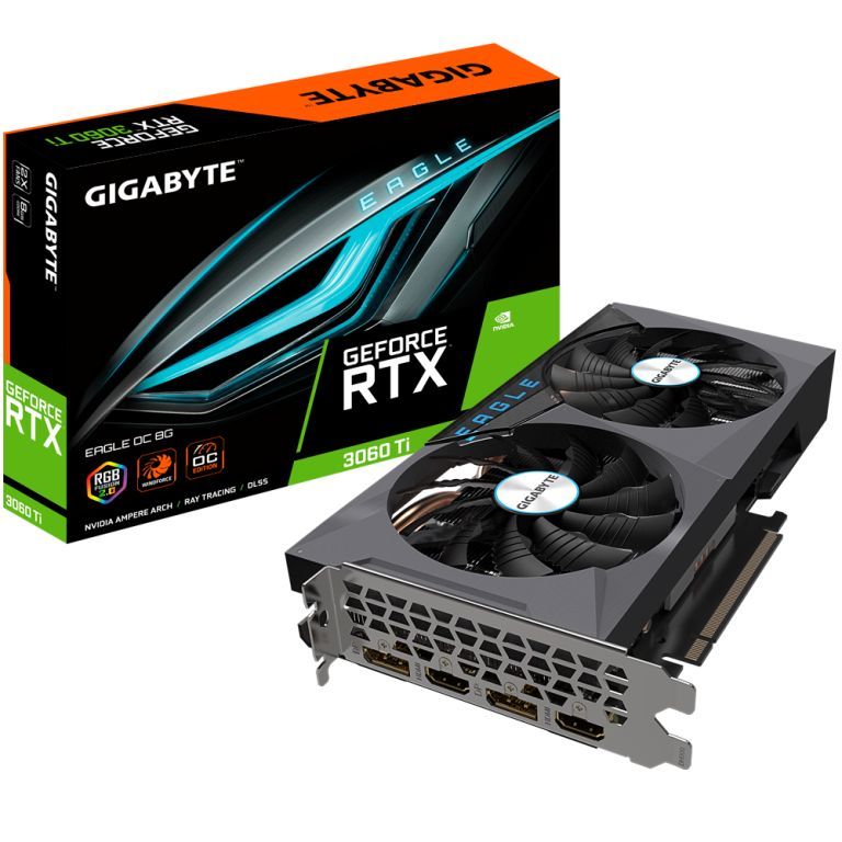 技嘉GeForce RTX 3060 Ti EAGLE OC 8G 顯示卡REV 2.0 - PChome 24h購物