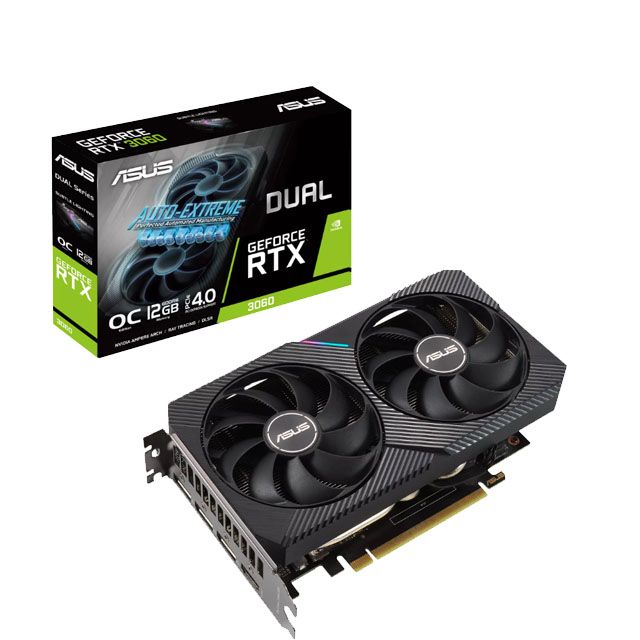 ASUS 華碩Dual GeForce RTX 3060 V2 OC 12GB GDDR6 顯示卡- PChome 24h購物