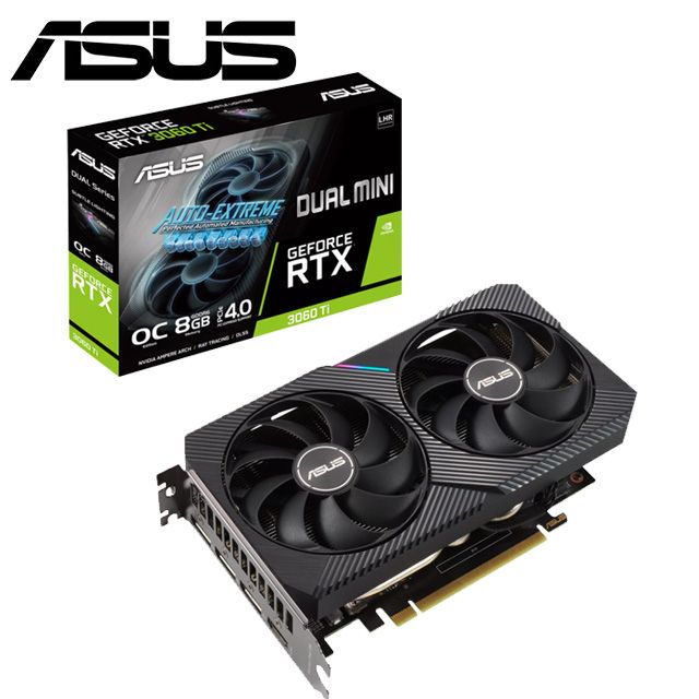 ASUS DUAL GeForce RTX 3060 Ti V2 MINI O8GB 顯示卡- PChome 24h購物