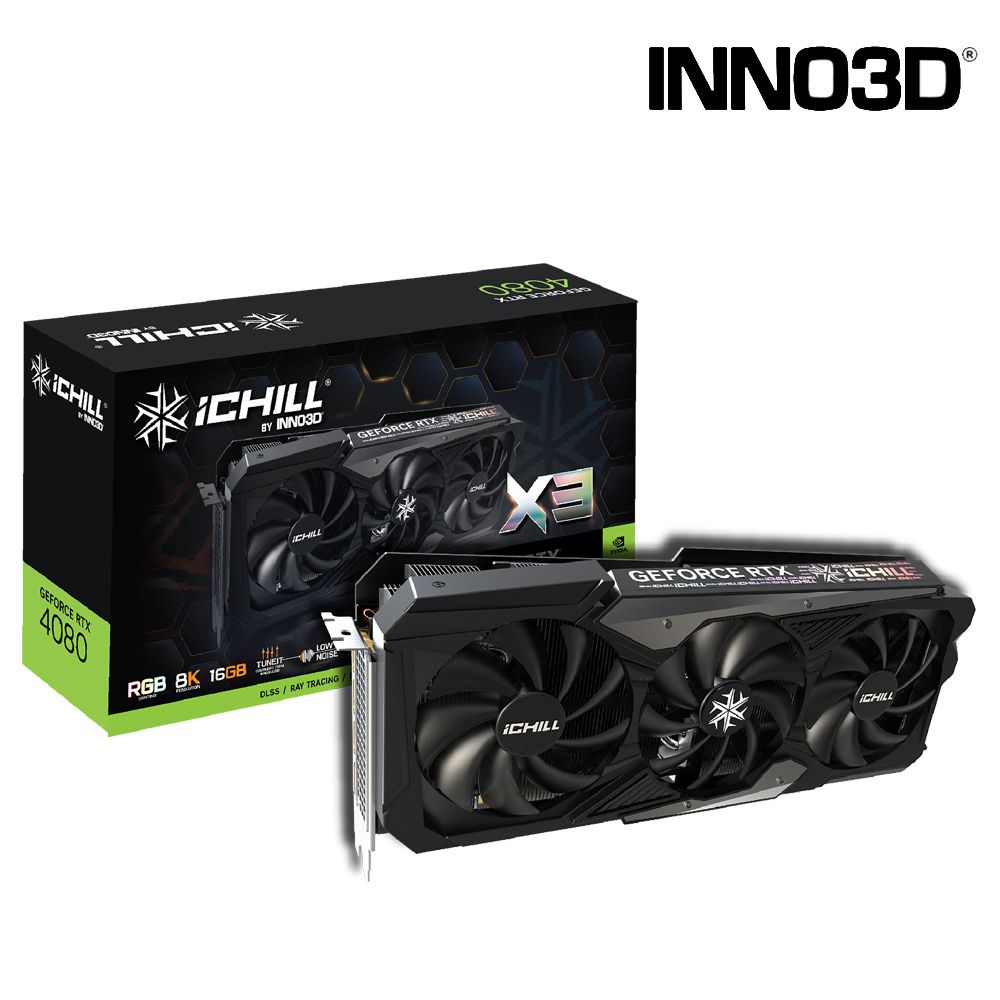 Inno3D 映眾】GEFORCE RTX 4080 16GB ICHILL X3 顯示卡- PChome 24h購物