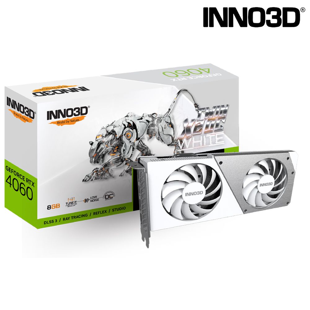 INNO3D GEFORCE RTX 4060 8GB GDDR6 TWIN X2 OC WHITE - PChome 24h購物