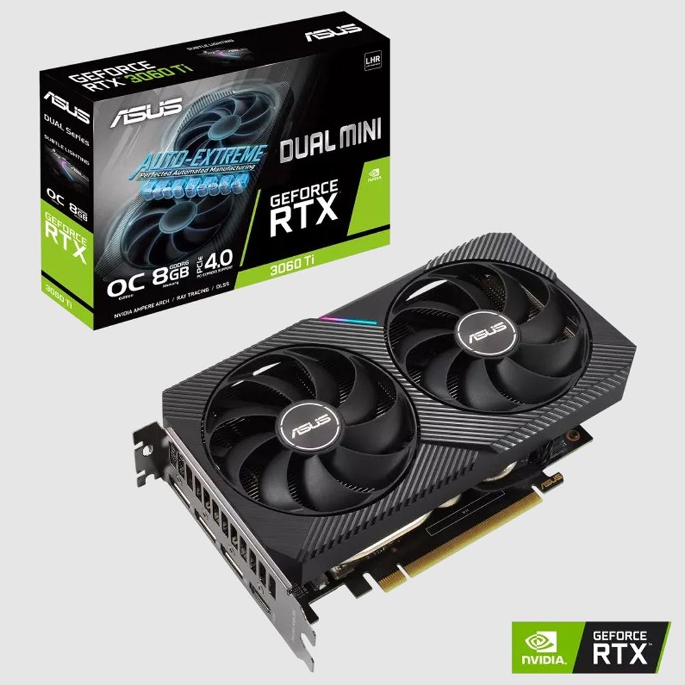 ASUS 華碩】DUAL-RTX3060TI-O8G-MINI-V2 顯示卡- PChome 24h購物