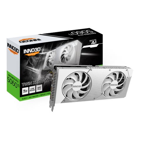 INNO3D 映眾 GeForce RTX 5060TI 16GB GDDR7 TWIN X2 OC WHITE 顯示卡