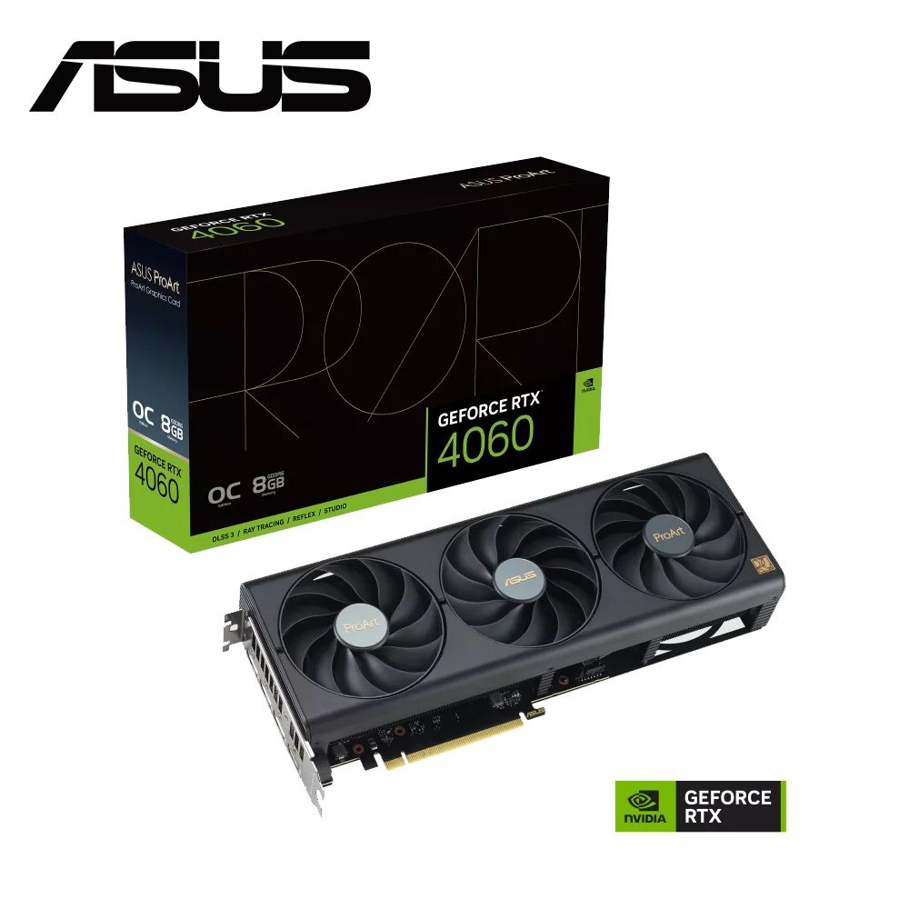 ASUS 華碩  ProArt GeForce RTX 4060 8GB GDDR6 顯示卡