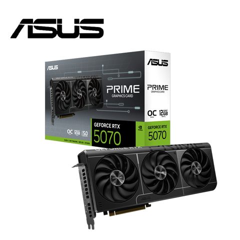 ASUS 華碩 【RTX50 超值組】PRIME GeForce RTX 5070 12GB GDDR7 OC 超頻版 顯示卡+主機板+支撐架