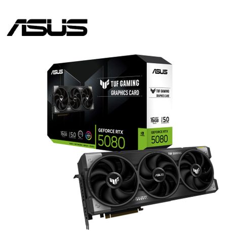 ASUS 華碩 TUF Gaming GeForce RTX 5080 16GB GDDR7 顯示卡 組合