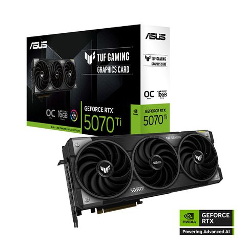 ASUS 華碩 TUF Gaming GeForce RTX 5070 Ti 16GB GDDR7 OC 超頻版 顯示卡+板 組合