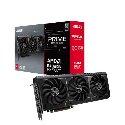 ASUS Prime Radeon RX 9070 16GB GDDR6 OC 超頻版 顯示卡