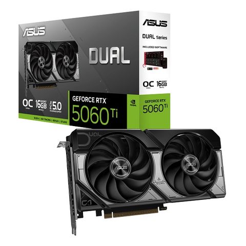 華碩 ASUS Dual GeForce RTX 5060 Ti 16GB GDDR7 OC 超頻版 顯示卡