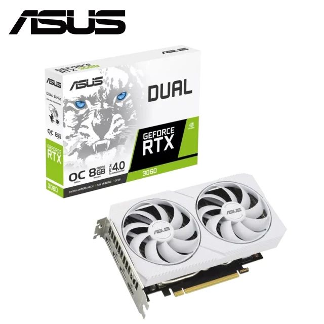 ASUS DUAL-RTX3060-O8G-WHITE 顯示卡- PChome 24h購物