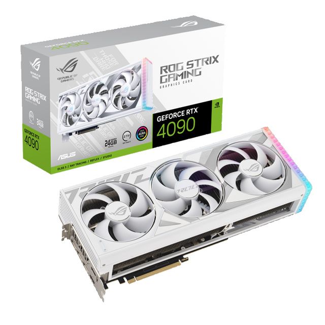 ASUS ROG Strix GeForce RTX 4090 24GB White 顯示卡- PChome 24h購物