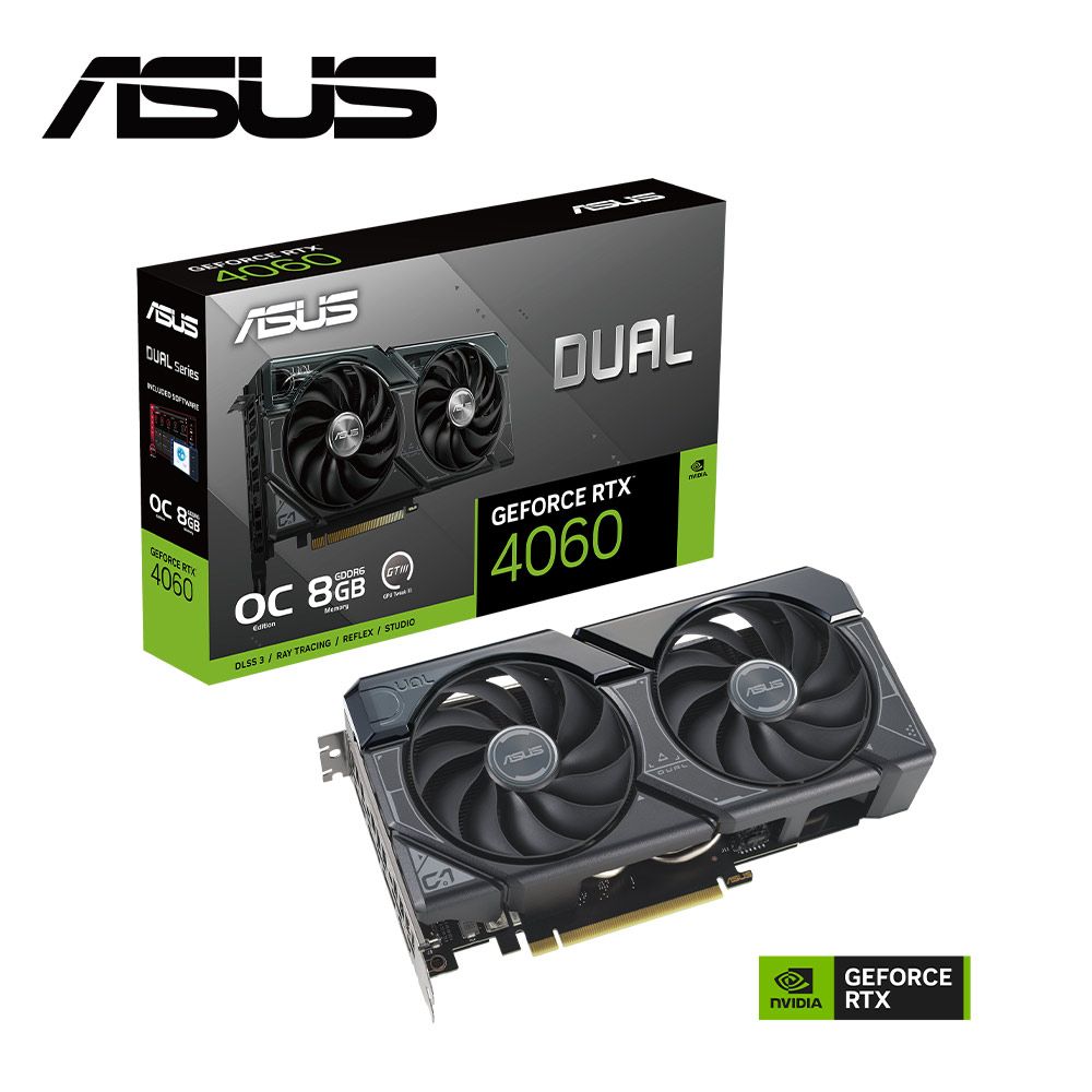 ASUS Dual GeForce RTX 4060 OC Edition 8GB GDDR6 顯示卡- PChome 24h購物