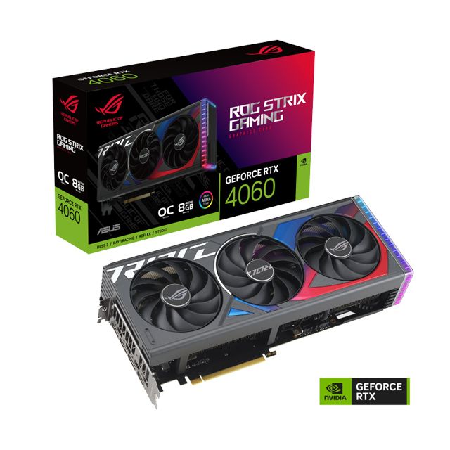 ASUS 華碩  ROG Strix GeForce RTX 4060 OC Edition 8GB 顯示卡