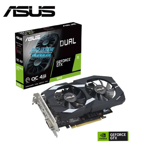 ASUS Dual GeForce GTX 1650 OC Edition 4GB GDDR6 EVO 顯示卡