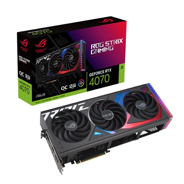 ASUS ROG Strix GeForce RTX 4070 12GB GDDR6X OC Edition 顯示卡