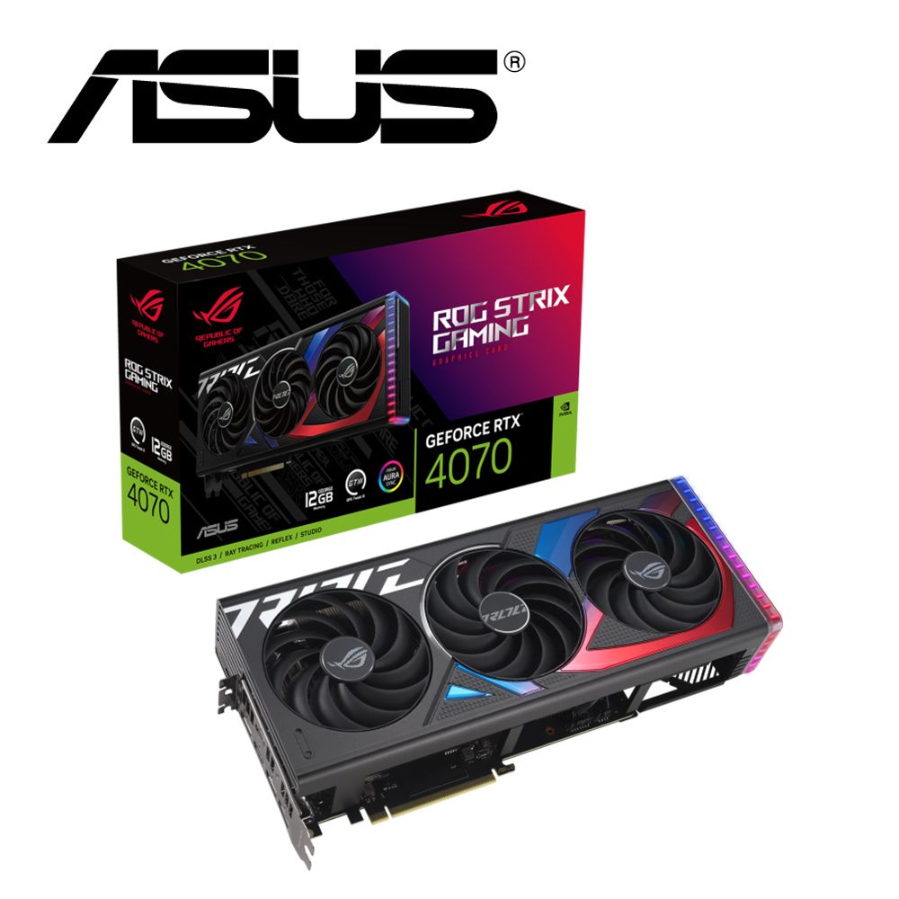 ASUS 華碩 ROG-STRIX-RTX4070-12G-GAMING 顯示卡