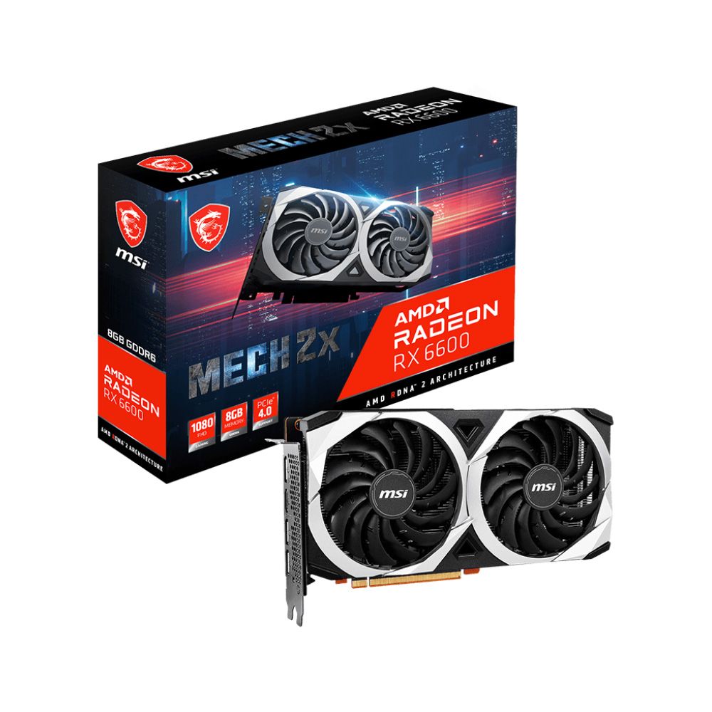 MSI 微星】RX6600 MECH 2X 8G顯示卡- PChome 24h購物