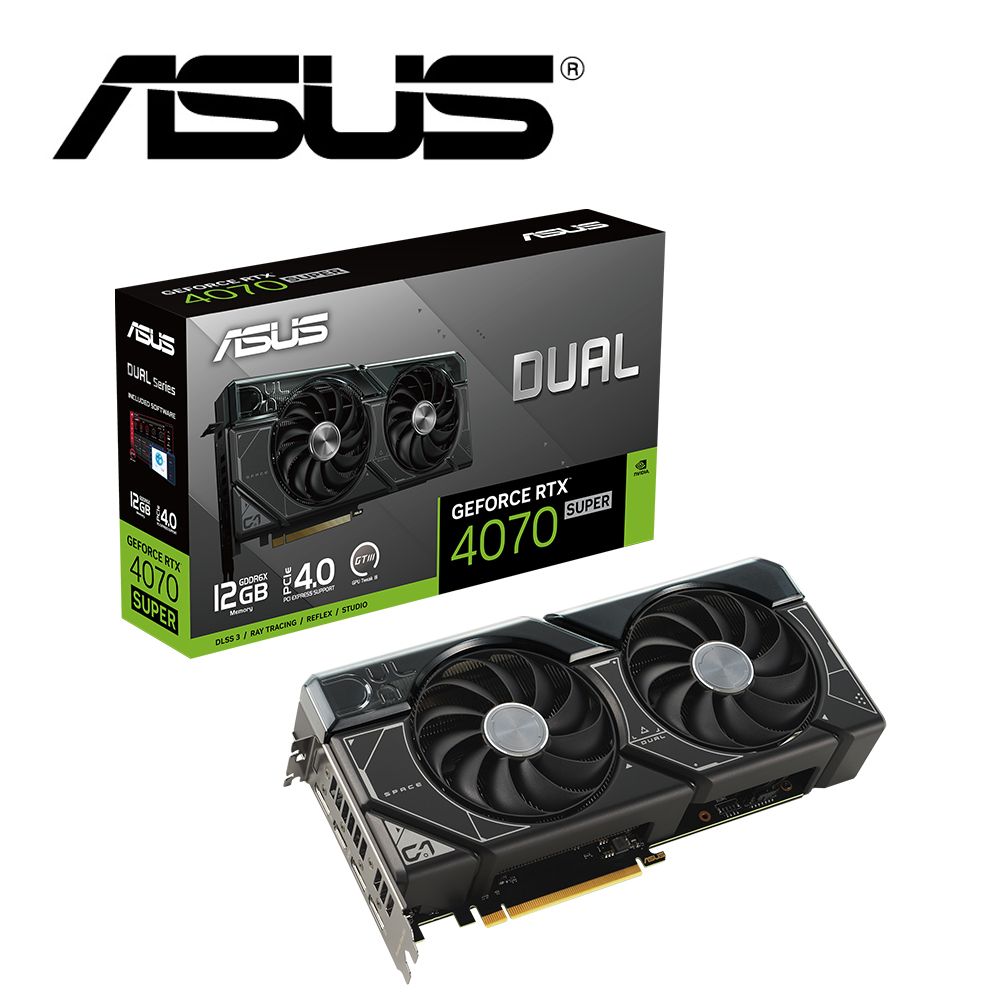 ASUS 華碩  DUAL-RTX4070S-12G 顯示卡