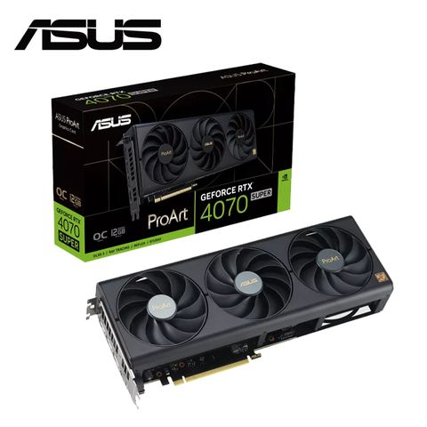 ASUS ProArt GeForce RTX 4070 SUPER 12GB OC 顯示卡