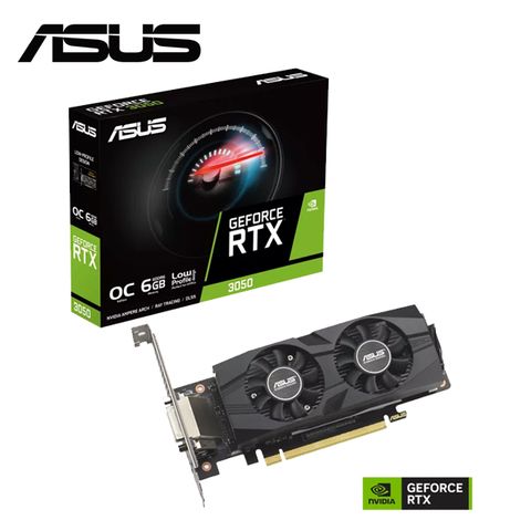 ASUS GeForce RTX 3050 LP BRK OC 6GB 顯示卡