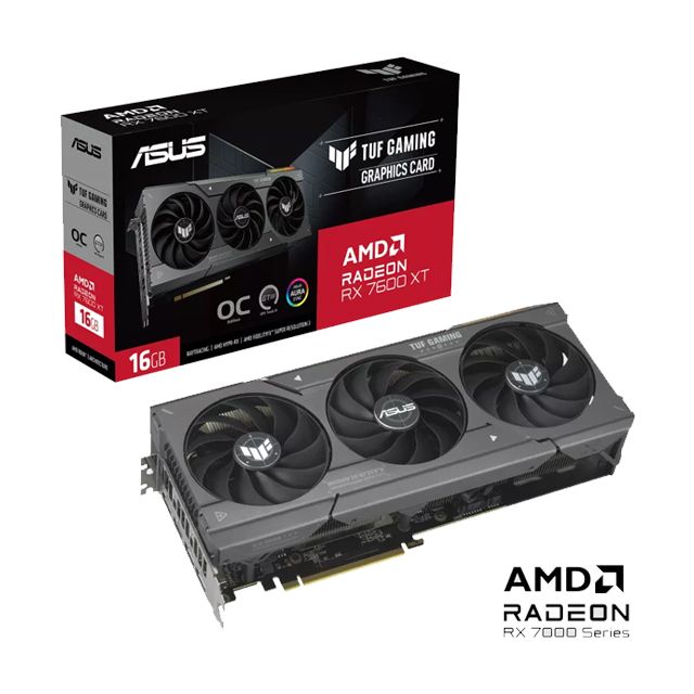 ASUS 華碩  TUF Gaming Radeon RX 7600 XT OC 顯示卡