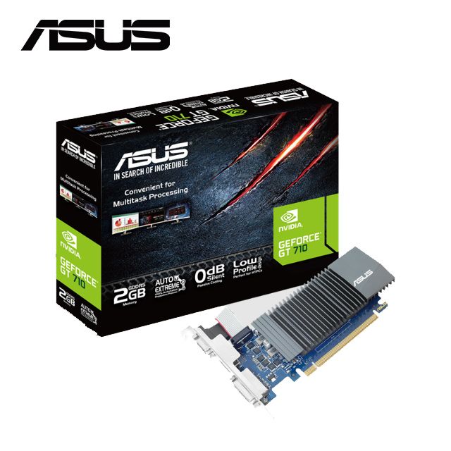 ASUS 華碩  GT710-SL-2GD5-BRK-EVO 顯示卡