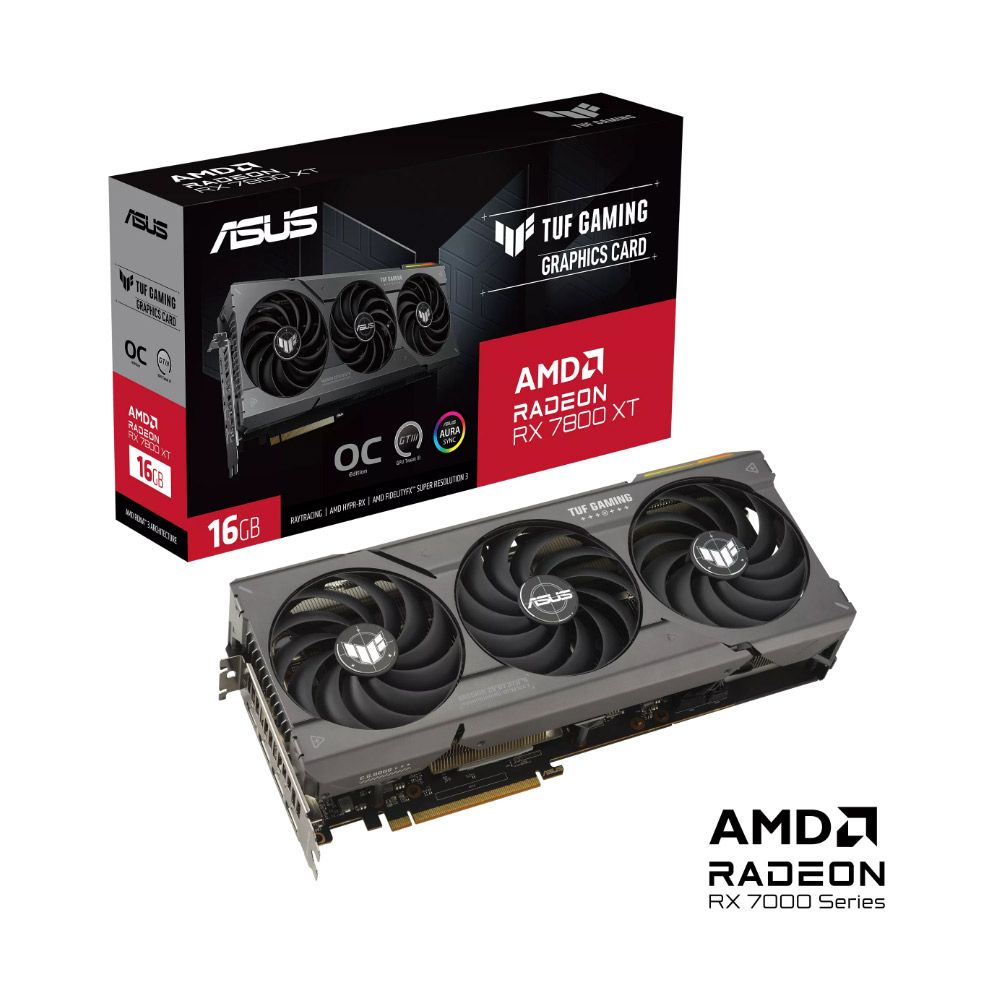 ASUS 華碩  TUF Gaming Radeon RX 7800 XT OC Edition 顯示卡