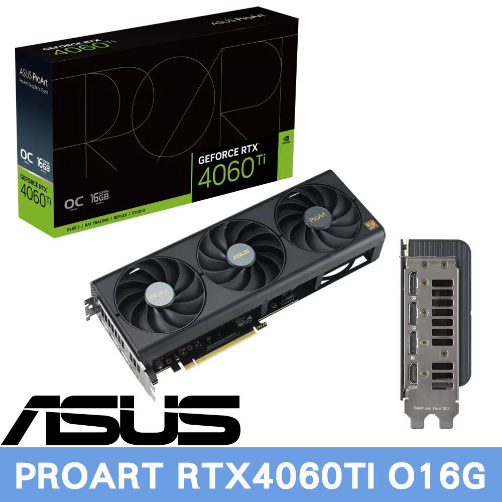 ASUS 華碩  PROART RTX4060TI O16G 顯示卡