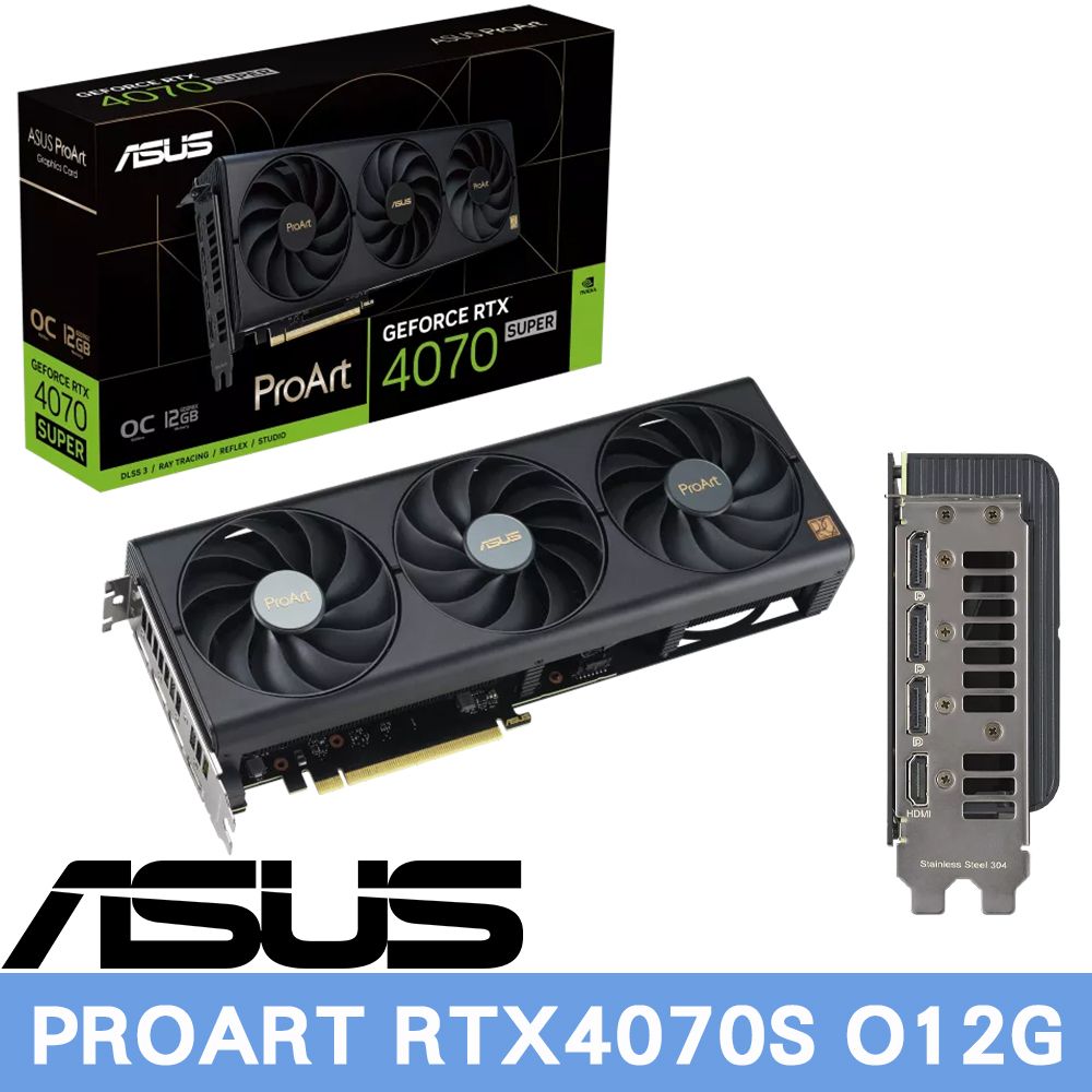 ASUS 華碩  PROART RTX4070S O12G 顯示卡