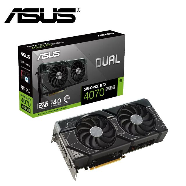 ASUS 華碩  Dual GeForce RTX 4070 SUPER EVO 12GB 顯示卡