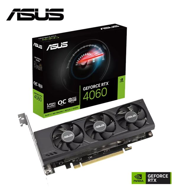 ASUS 華碩  GeForce RTX 4060 LP BRK OC 8GB GDDR6 顯示卡