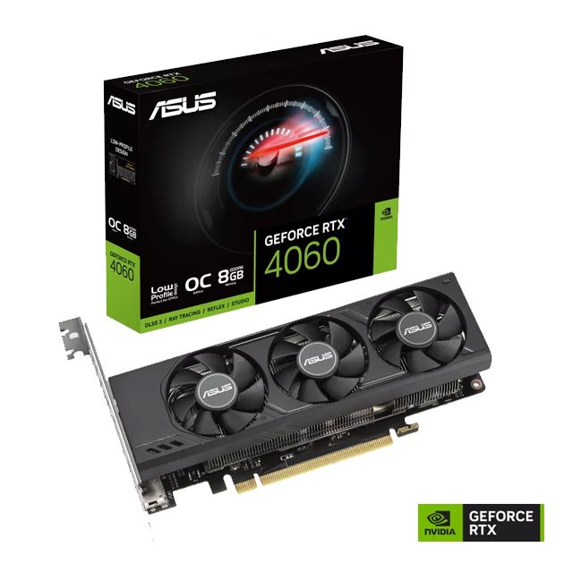 ASUS 華碩  GeForce RTX 4060 LP BRK OC 8GB GDDR6 顯示卡