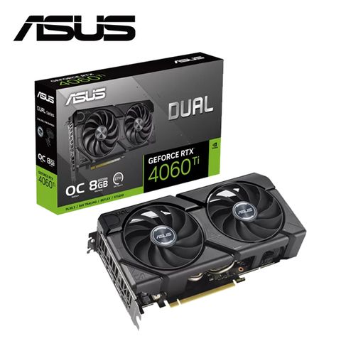 ASUS 華碩 Dual GeForce RTX 4060 Ti EVO OC 8GB 顯示卡