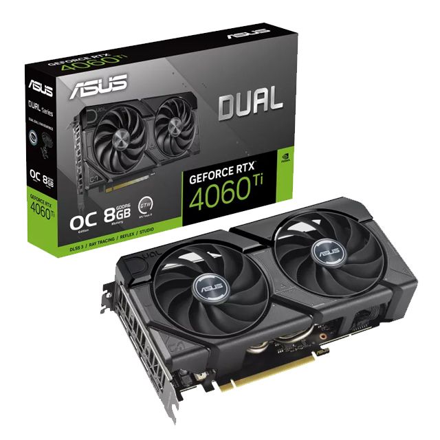 ASUS 華碩  Dual GeForce RTX 4060 Ti EVO OC 8GB 顯示卡