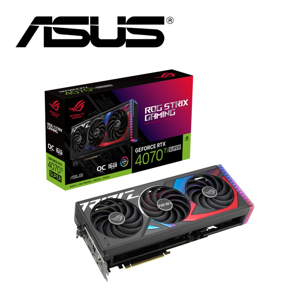 ASUS 華碩  ROG-STRIX-RTX4070TIS-O16G-GAMING 顯示卡