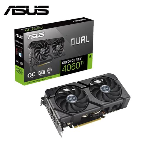 ASUS 華碩 Dual GeForce RTX 4060 Ti EVO OC 16GB 顯示卡