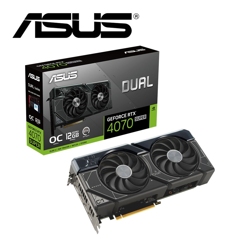 ASUS 華碩  DUAL-RTX4070S-O12G-EVO 顯示卡