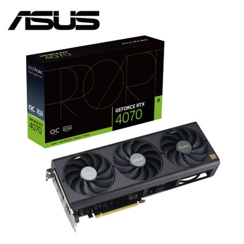 ASUS 華碩 ProArt GeForce RTX 4070 OC 超頻版 12GB GDDR6X 顯示卡