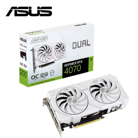 ASUS 華碩 Dual GeForce RTX 4070 EVO White OC 12GB 顯示卡