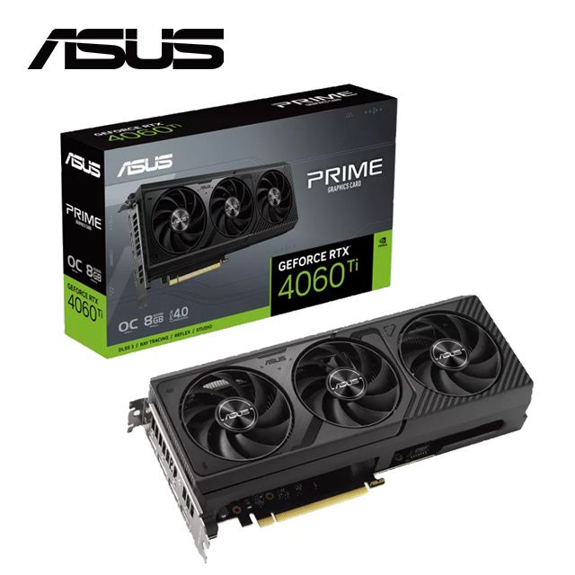 ASUS 華碩  PRIME GeForce RTX 4060 Ti 8GB OC 顯示卡