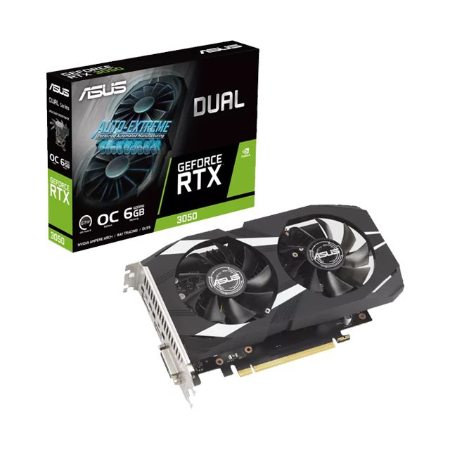 ASUS 華碩  Dual GeForce RTX 3050 OC 6GB 顯示卡